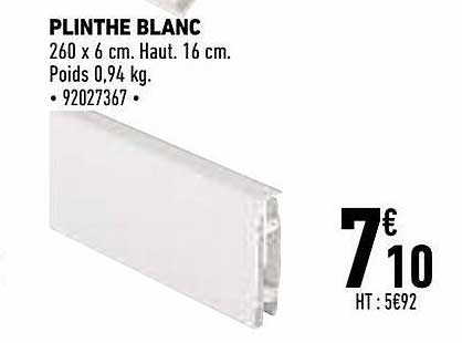 plinthe blanc