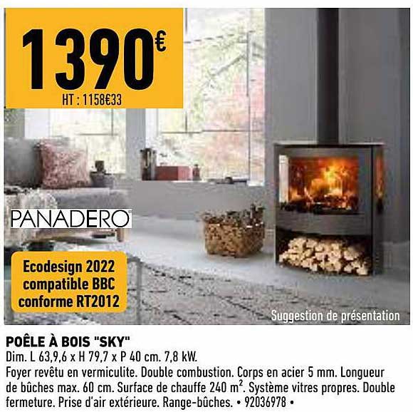 poêle à bois "sky"