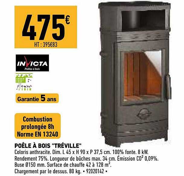 Poêle à Bois "tréville"