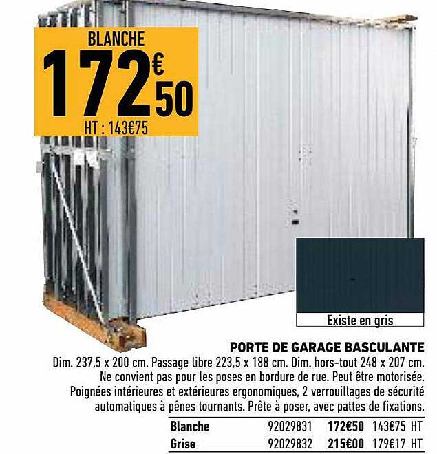 Porte De Garage Basculante