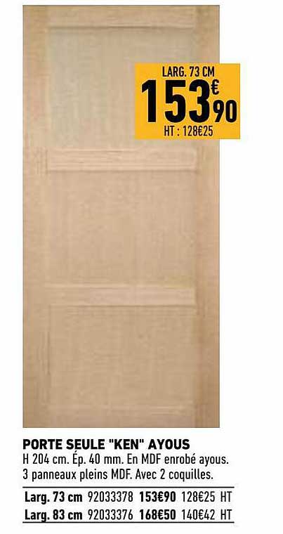 porte seule "ken" ayous