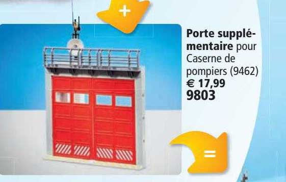 porte supplémentaire pour caserne de pompiers