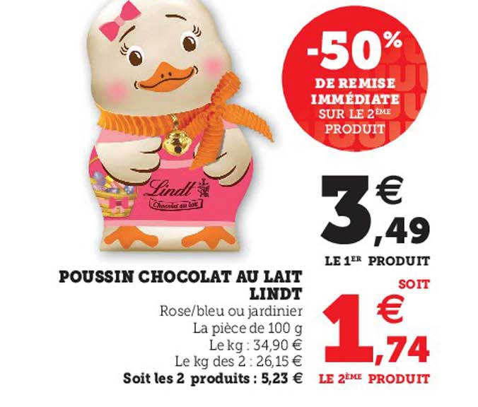 Poussin Chocolat Au Lait Lindt