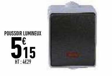 poussoir lumineux