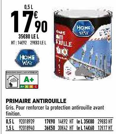 primaire antirouille