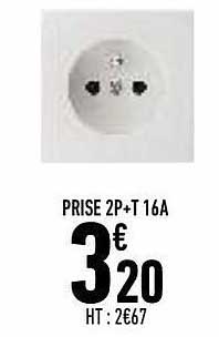 prise 2p+t 16a