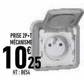 prise 2p+t mécanisme