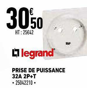 prise de puissance 32a 2p+t