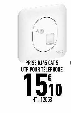 prise rj45 cat 5 utp pour téléphone