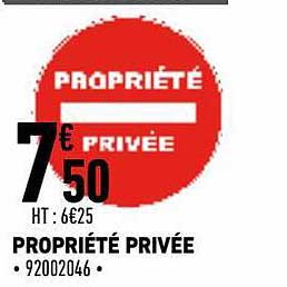 propriété privée