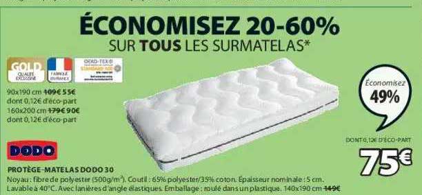 protège-matelas dodo 30