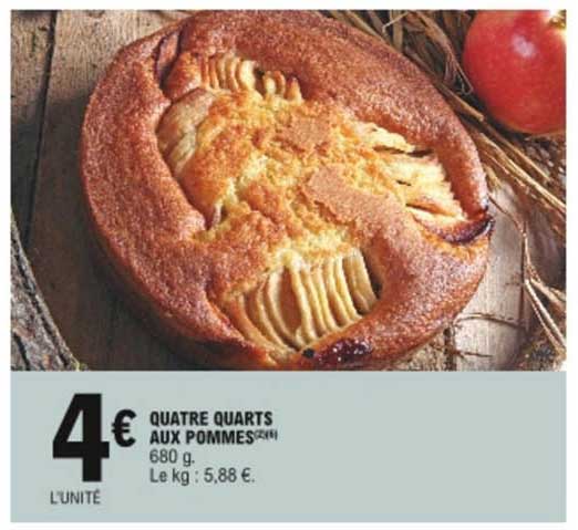 quatre quarts aux pommes
