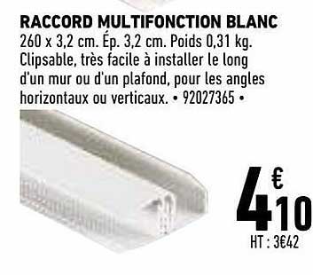 Raccord Multifonction Blanc