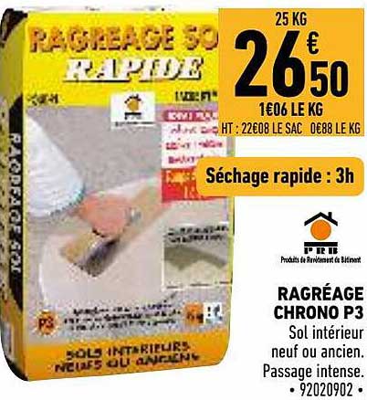 ragréage chrono p3