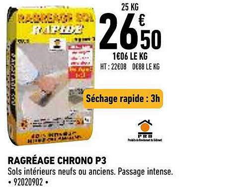 ragréage chrono p3