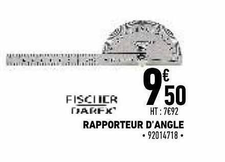 rapporteur d'angle fischer darex