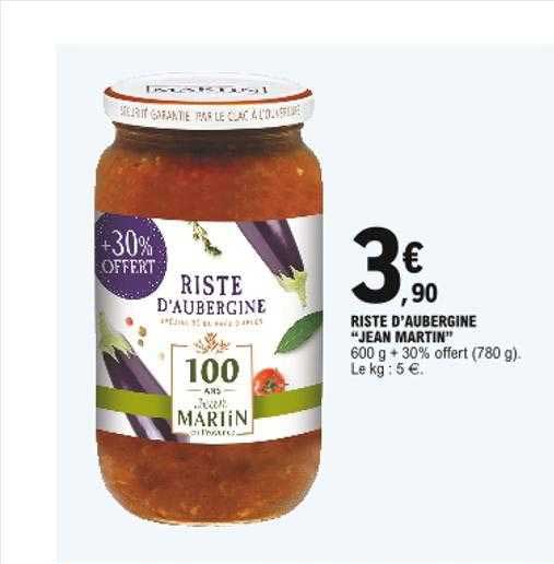 riste d'aubergine "jean martin"