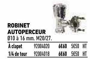 robinet autoperceur
