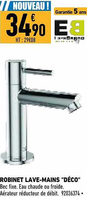 robinet lave-mains "déco"