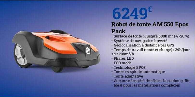 robot de tonte am 550 epos pack