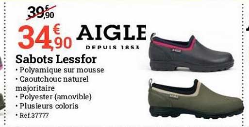 sabots lessfor aigle