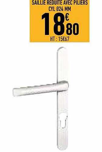 saillie réduite avec piliers