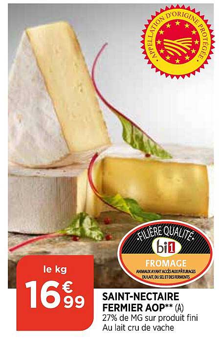 saint-nectaire fermier aop