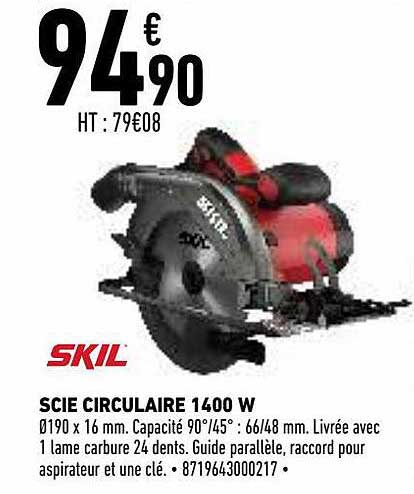 Scie Circulaire 1400 W Skil