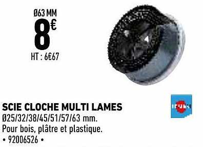 Scie Cloche Multi Lames
