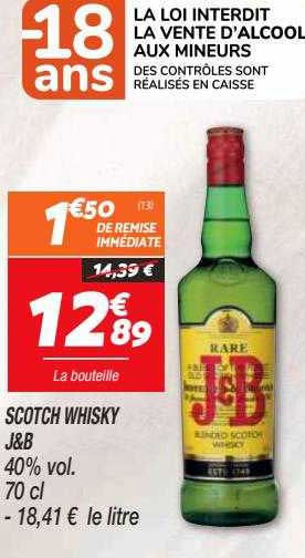 Scotch Whisky J&b