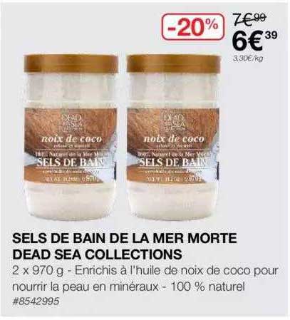 sels de bain de la mer morte dead sea collection