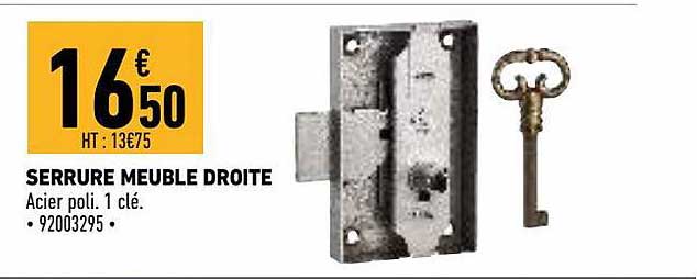 serrure meuble droite