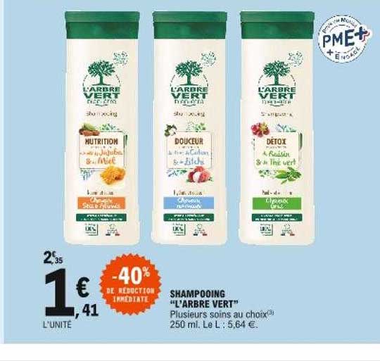 shampooing "l'arbre vert"
