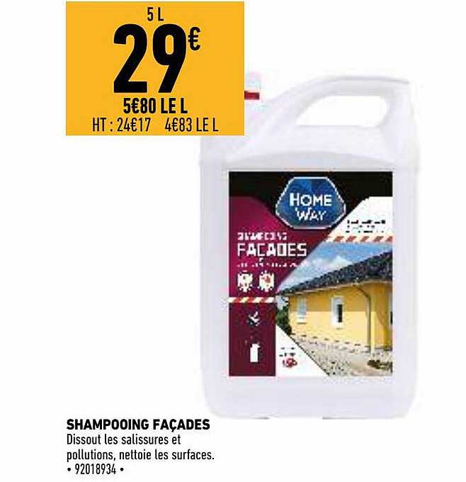shampooing façades home way