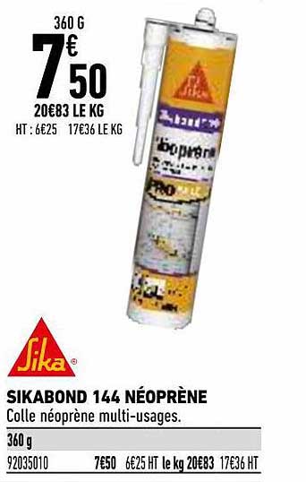 Sikabond 144 Néoprène Sika