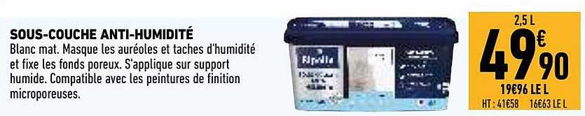 sous-couche anti-humidité