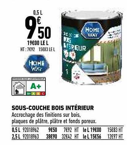 sous-couche bois intérieur home way