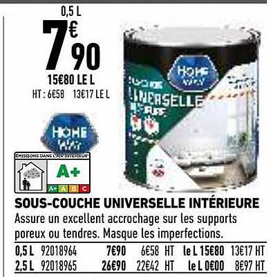 sous-couche universelle intérieure home way