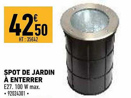 spot de jardin à enterrer