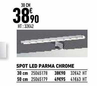 Spot Led Parma Chromé