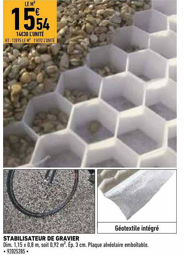 stabilisateur de gravier