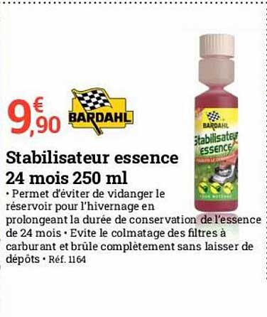 stabilisateur essence 24 mois 250 ml