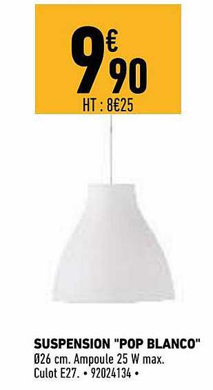 suspension "pop blanco"