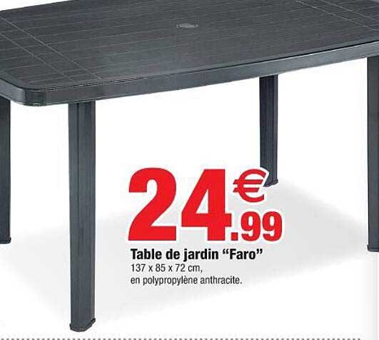 Table De Jardin "faro"