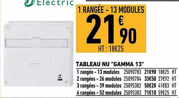 Tableau Nu "gamma 13"