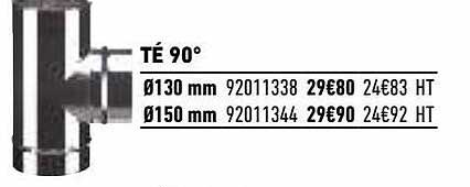 té 90°