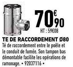 té de raccordement q80