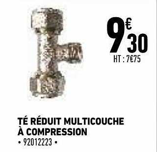 té réduit multicouche à compression