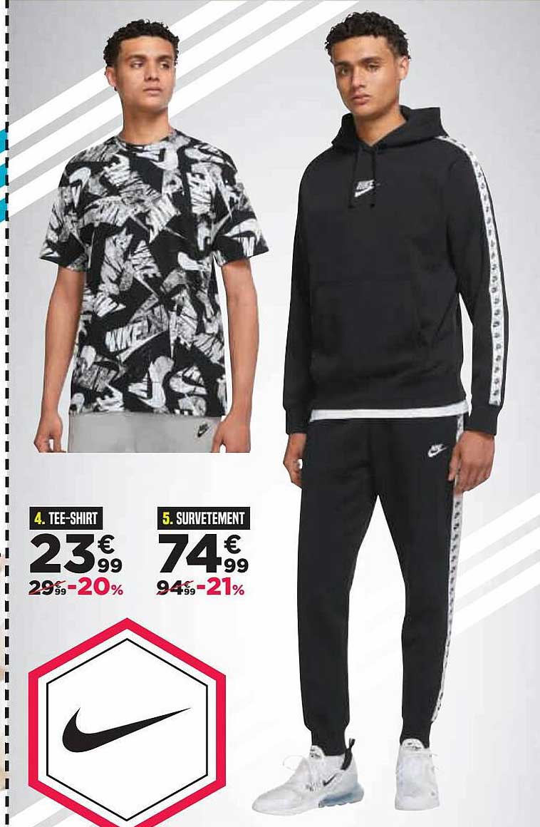 tee-shirt, survêtement nike