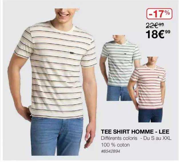tee shirt homme - lee